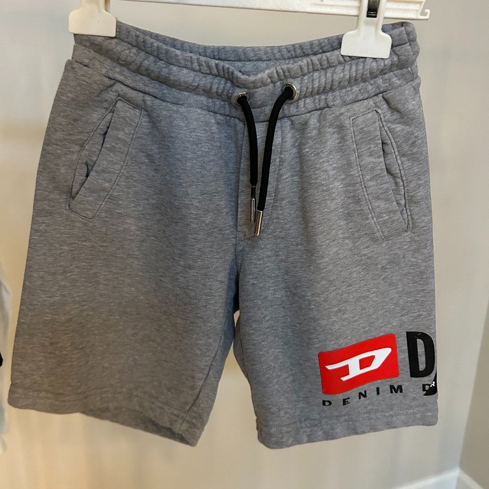 Diesel Grey Cotton Shorts (youth)